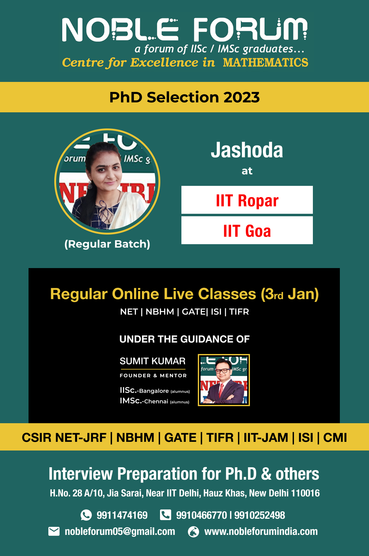 Jashoda-IIT Ropar _ Goa